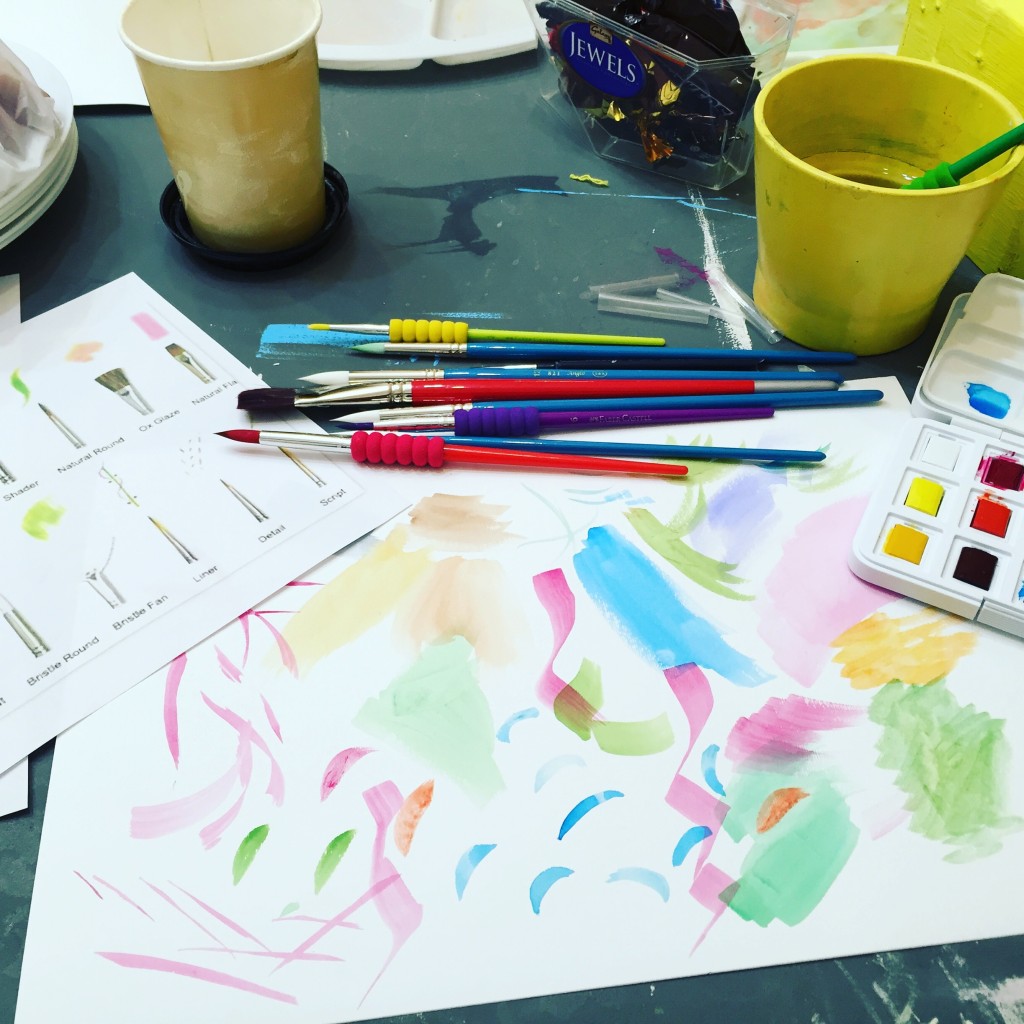 Water colors Nadia salem