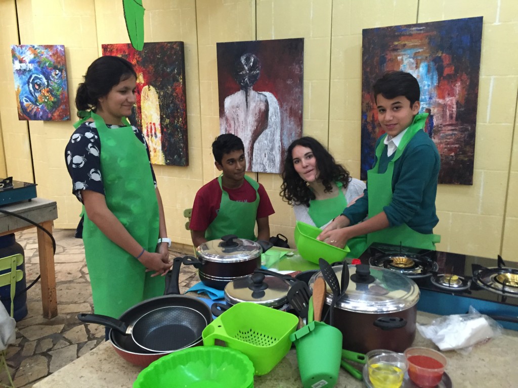 school trip / cooking